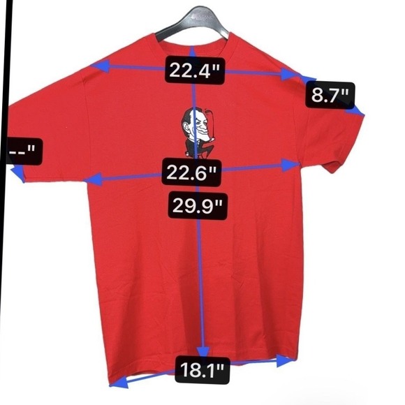 Antigua Shirt Mens Large Red Texas Shootout Golf Embroidered Caricature Tee - Picture 7 of 7